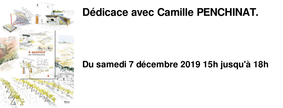 D�dicace avec Camille PENCHINAT.